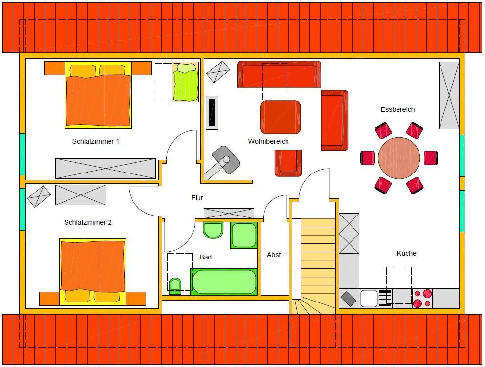 ליבק Ferienwohnung Familie Huebner חדר תמונה